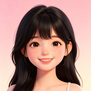 saylo AI 人设甜心小柔的3D卡通甜美头像