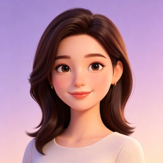 saylo AI 人设知心若曦的3D卡通知性头像