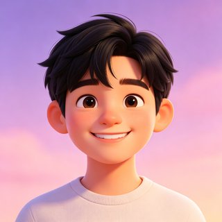 saylo AI 人设暖阳阿泽的3D卡通阳光头像